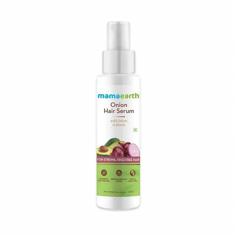 Mamaearth Onion Conditioner + Hair Mask + Hair Oil + Hair Serum For Hair Fall Control