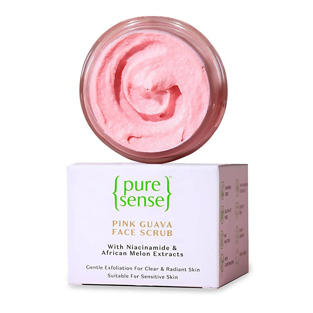PureSense Pink Guava Face Scrub - BUDEN