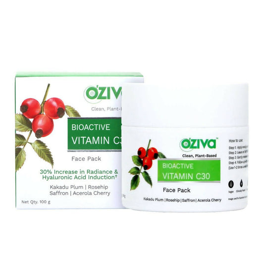 OZiva Bioactive Vitamin C30 Face Pack - BUDNEN