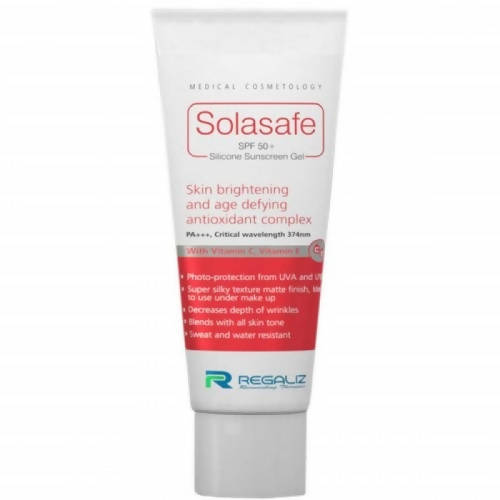 Regaliz Solasafe SPF 50+ Silicone Sunscreen Gel