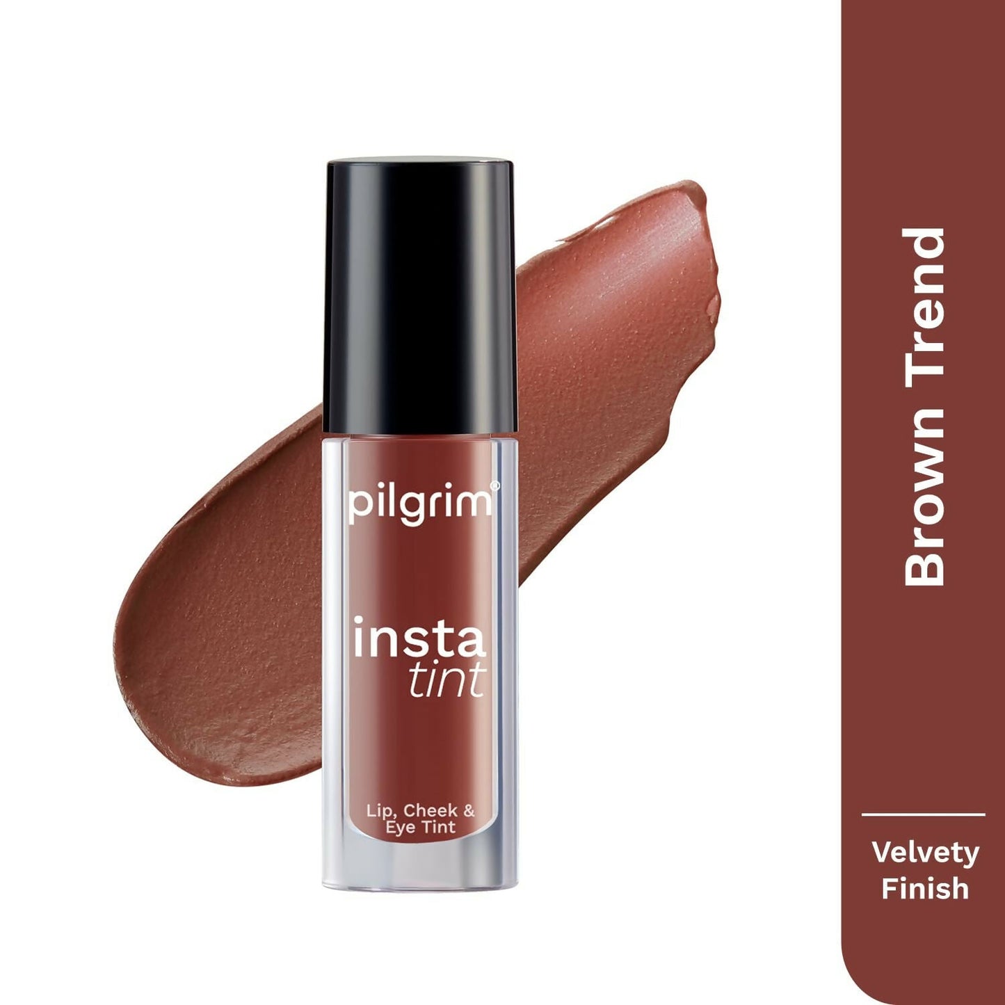 Pilgrim 3 In 1 Lip, Cheek And Eye Tint With Goodness Of Spanish - The Brown Trend -03