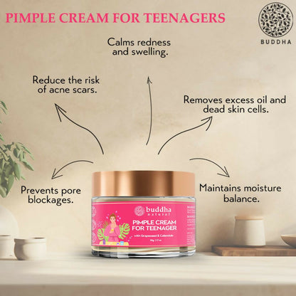 Buddha Natural Pimple Cream for Teenager (11 to 19 Years)