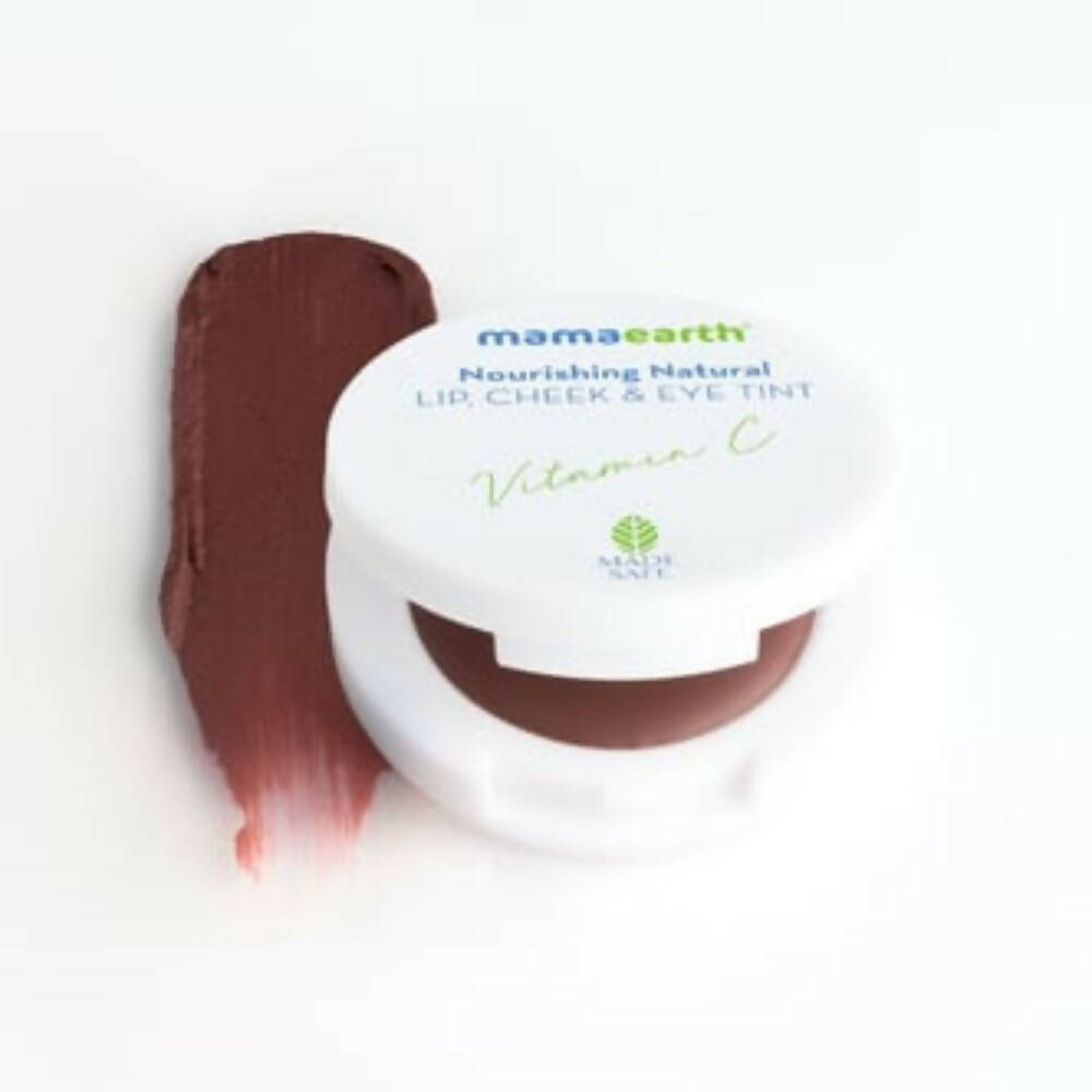 Mamaearth Nourishing Natural Lip Cheek & Eye Tint With Vitamin C & Cocoa-Coco Nude