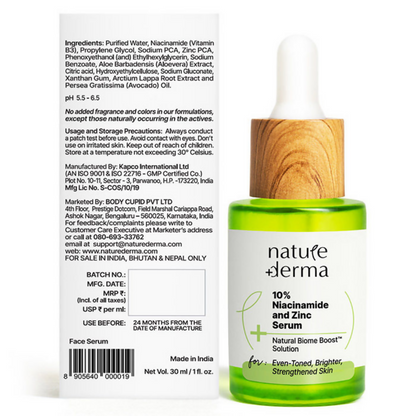 Nature Derma 10% Niacinamide & Zinc Serum