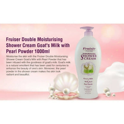 Fruiser Double Moisturizing Shower Cream Goat's Milk With Pearl Powder