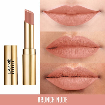 Lakme Absolute Matte Ultimate Lip Color with Argan Oil - Brunch Nude