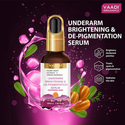 Vaadi Herbals Underarm Brightening & De-pigmentation Serum With Peony Root Extract & Green Seaweed