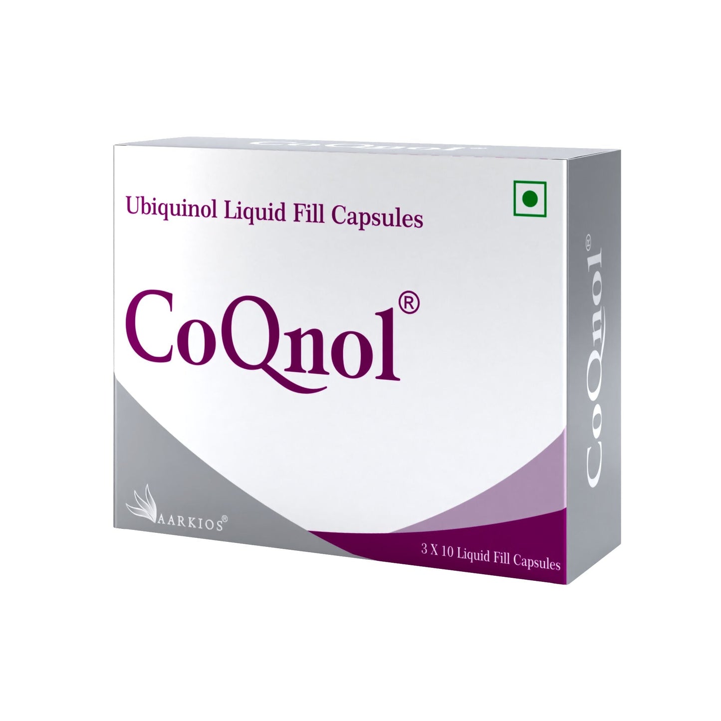 Aarkios CoQnol Ubiquinol 100 mg Capsules