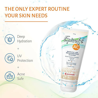 Episoft AC Moisturizer with Sunscreen, SPF 30