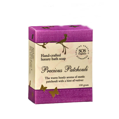 SOS Organics Precious Patchouli Luxury Bath Soap - BUDEN