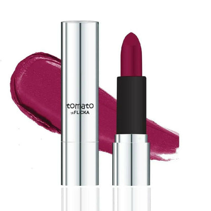 Flicka Tomato Purple Matte Finish Lipstick Shade 10