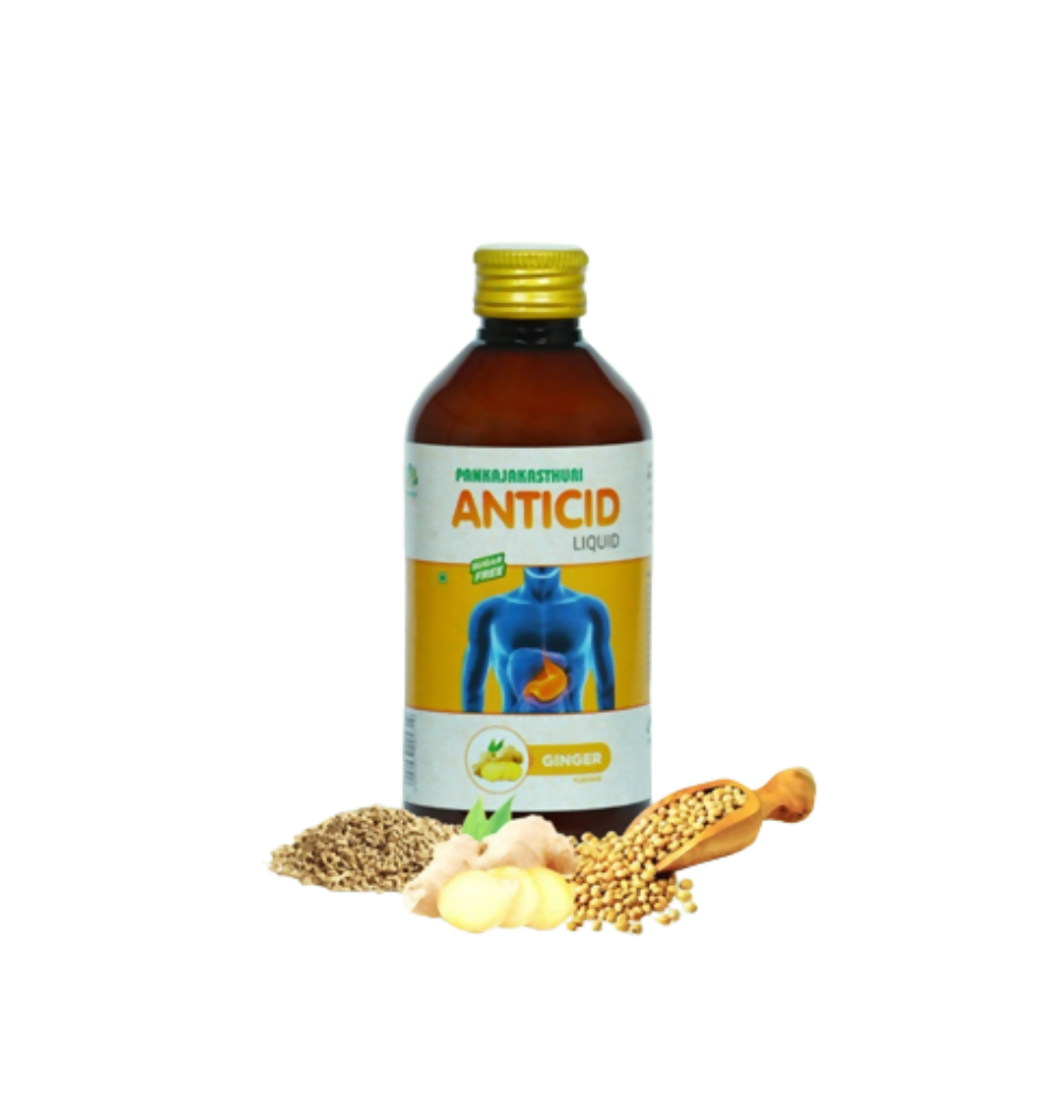 Pankajakasthuri Anticid Liquid Ginger - BUDEN