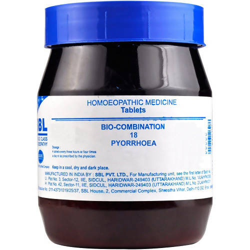 SBL Homeopathy Bio-Combination 18 Tablets 450 gm