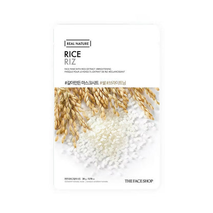 The Face Shop Real Nature Rice Face Mask - BUDNE