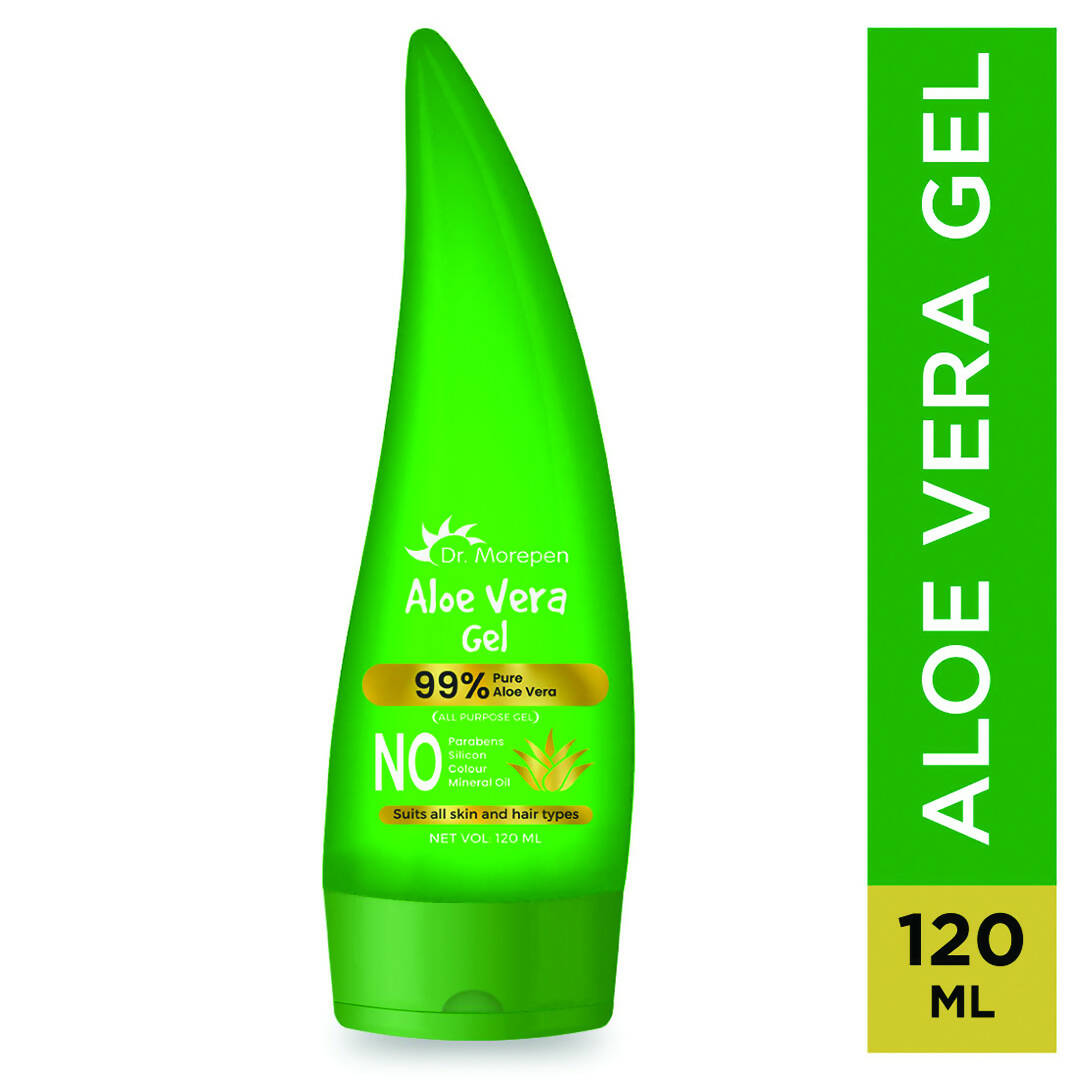 Dr. Morepen 99% Pure Aloe Vera Gel for Glowing Skin & Healthy Hair