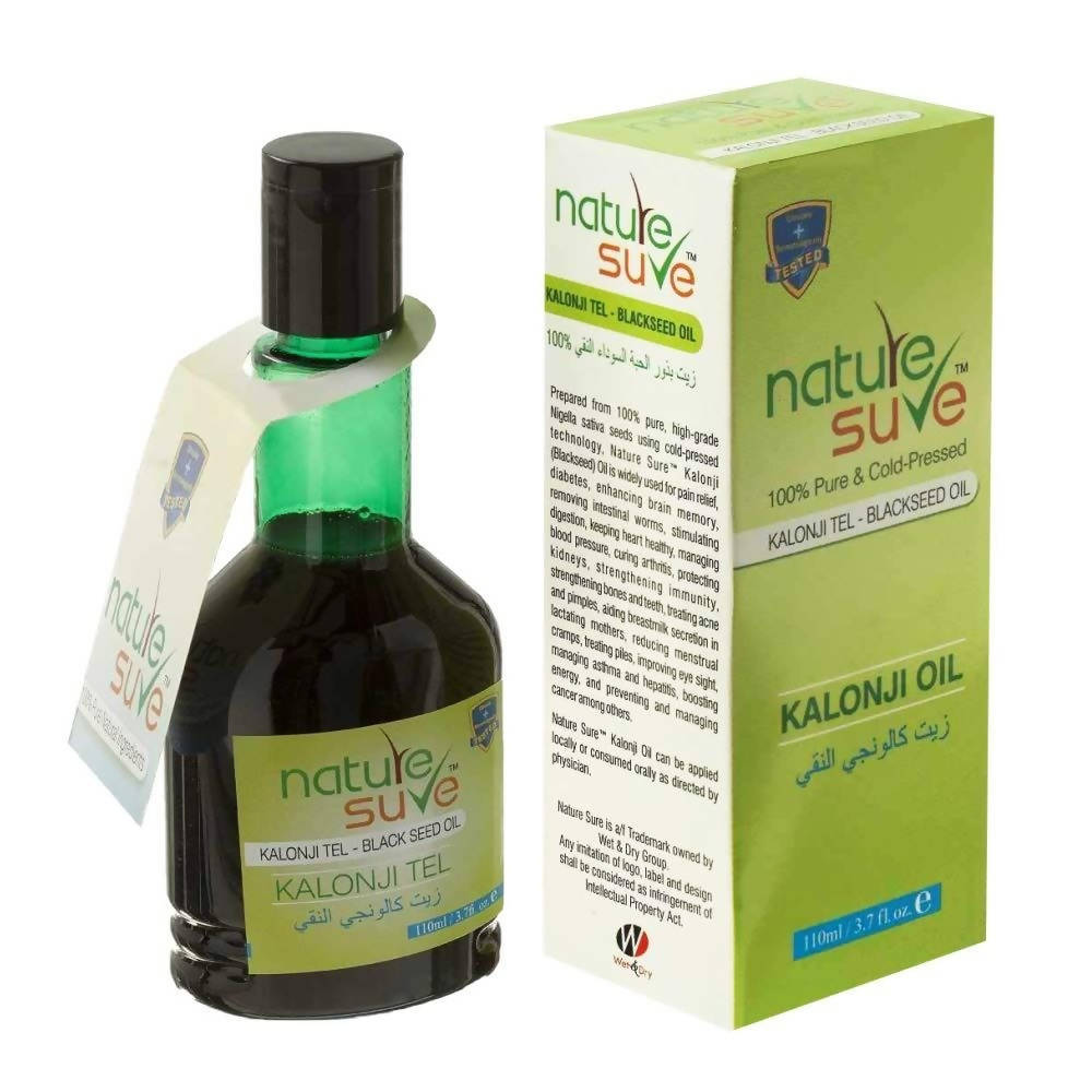 Nature Sure 100% Pure & Cold-Pressed Kalonji Tel - Black Seed Oil