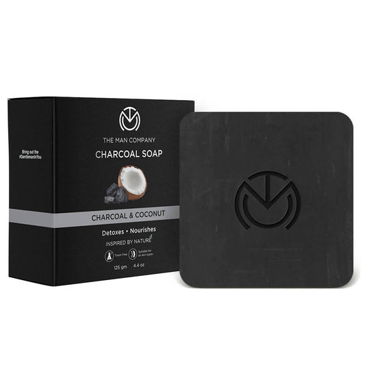 The Man Company Charcoal Soap Bar - Charcoal & Coconut - BUDEN
