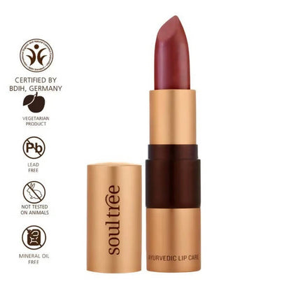 Soultree Ayurvedic Lipstick Glistening Loam 511