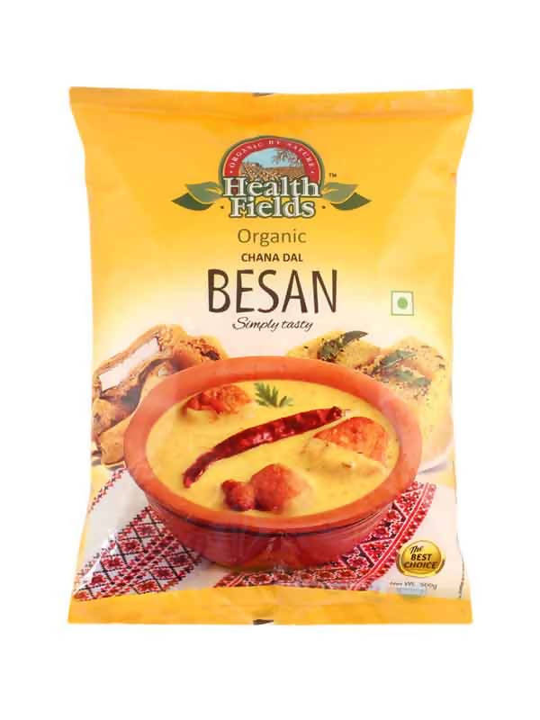 Health Fields Organic Besan (Gram Flour) - BUDNE