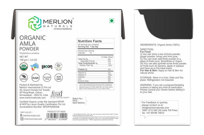 Merlion Naturals Amla Aritha and Shikakai Powder Combo