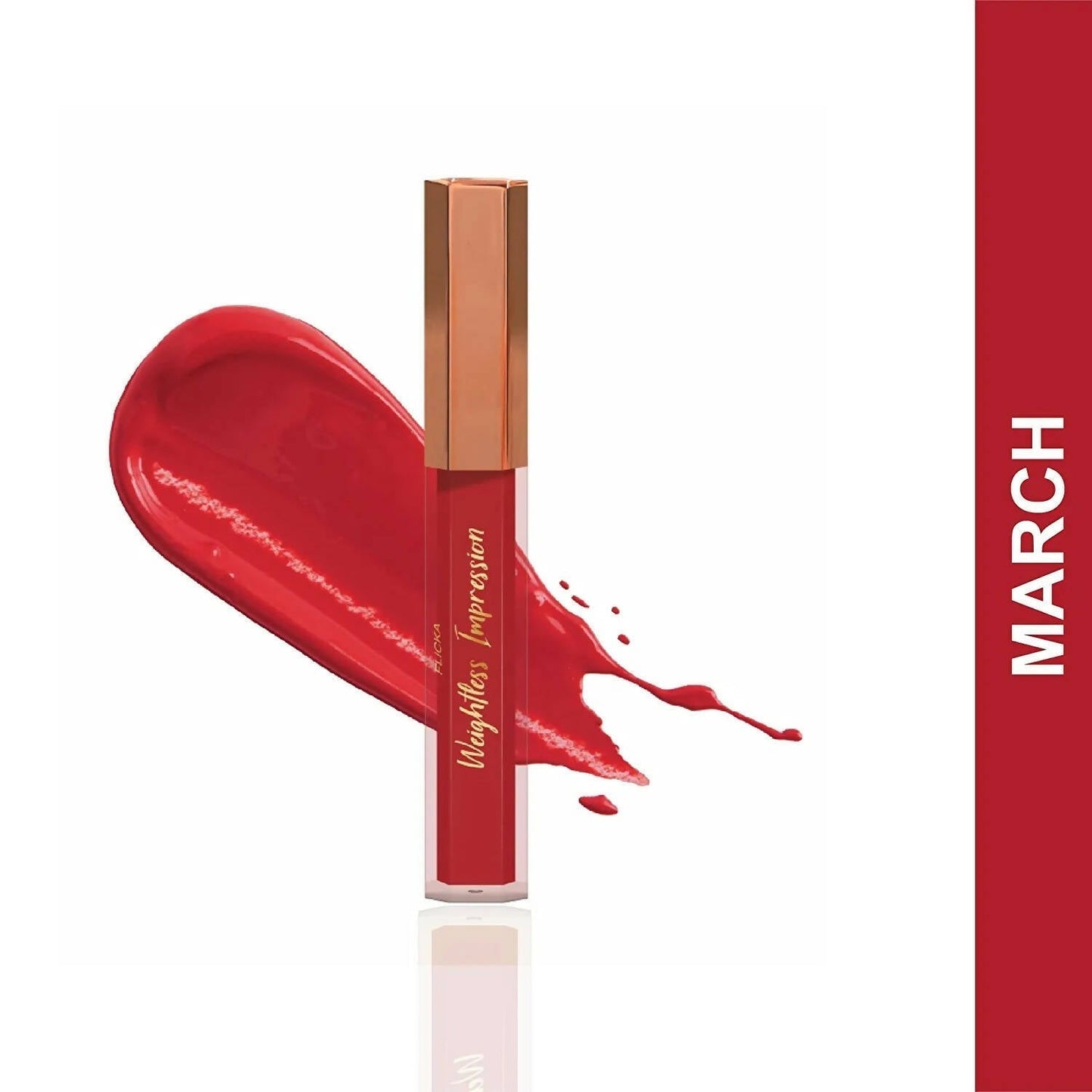 FLiCKA Weightless Impression 03 March - Peach Matte Finish Liquid Lipstick