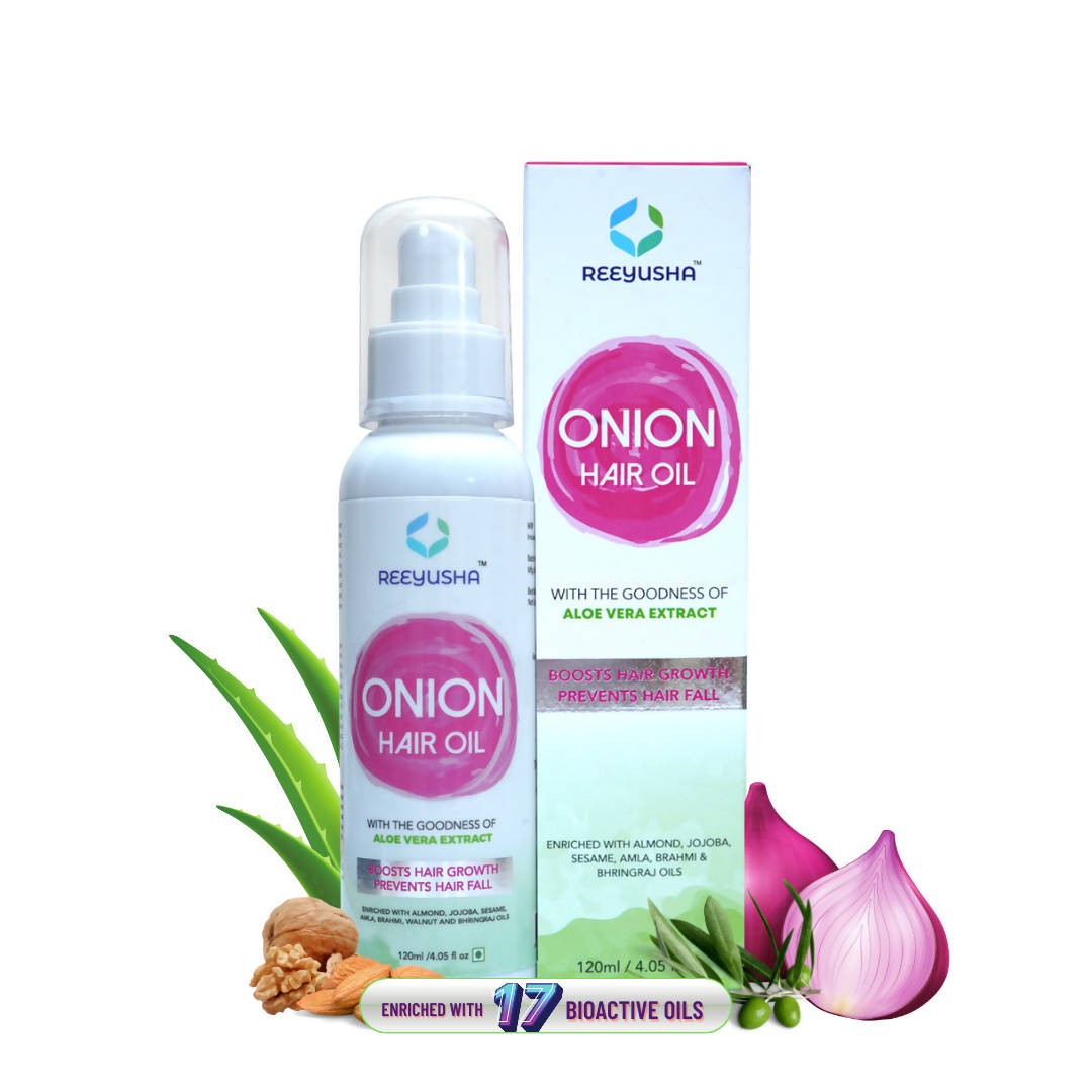 Reeyusha Onion Hair Oil with Aloe Vera Extract