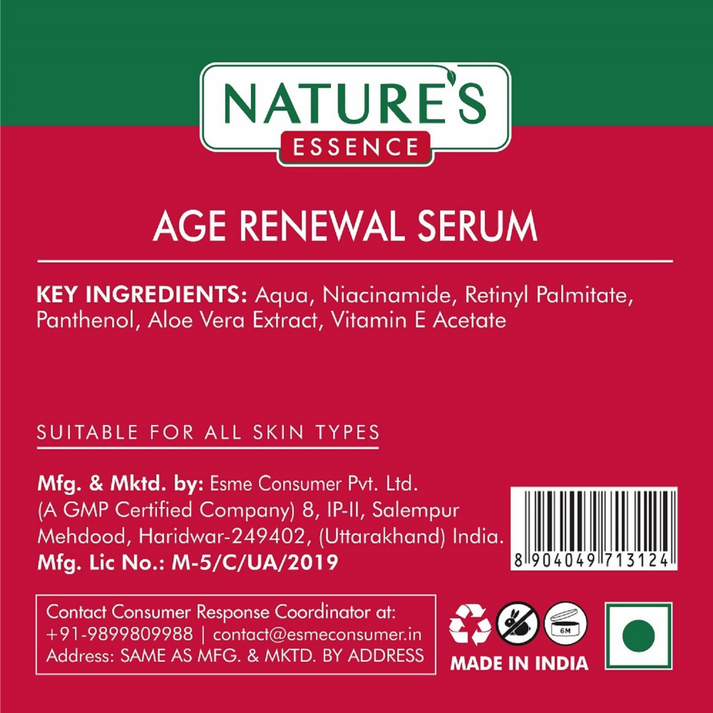 Nature's Essence Facialist Age Renewal Serum