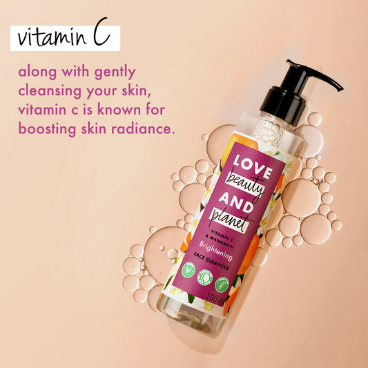 Love Beauty And Planet Vitamin C & Mandarin Face Cleanser