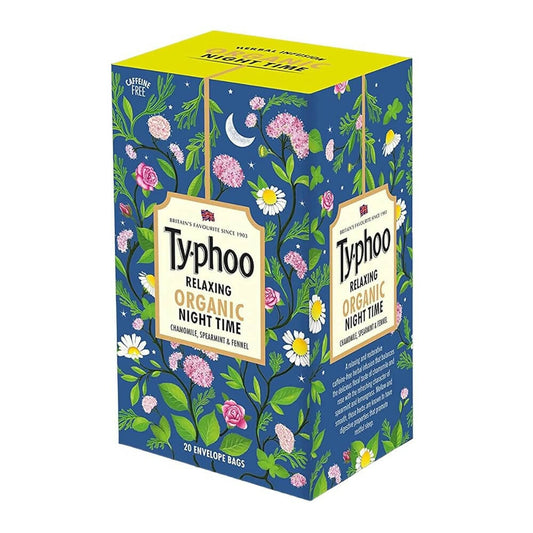 Typhoo Relaxing Organic Night Time Tea Bags - BUDNE