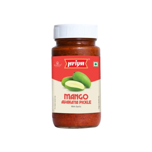 Priya Mango Avakaya Pickle with Garlic