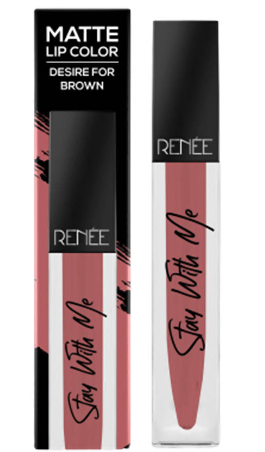 Renee Stay With Me Matte Lip Color Desire For Brown