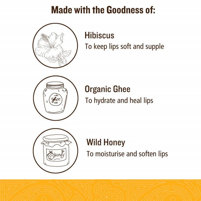 Soultree Hibiscus & Honey With Organic Ghee Lip Balm