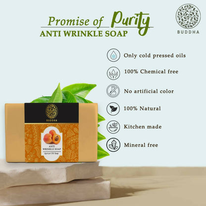 Buddha Natural Anti Wrinkle Soap - Anti Ageing to Reduce Wrinkles, Fine Lines