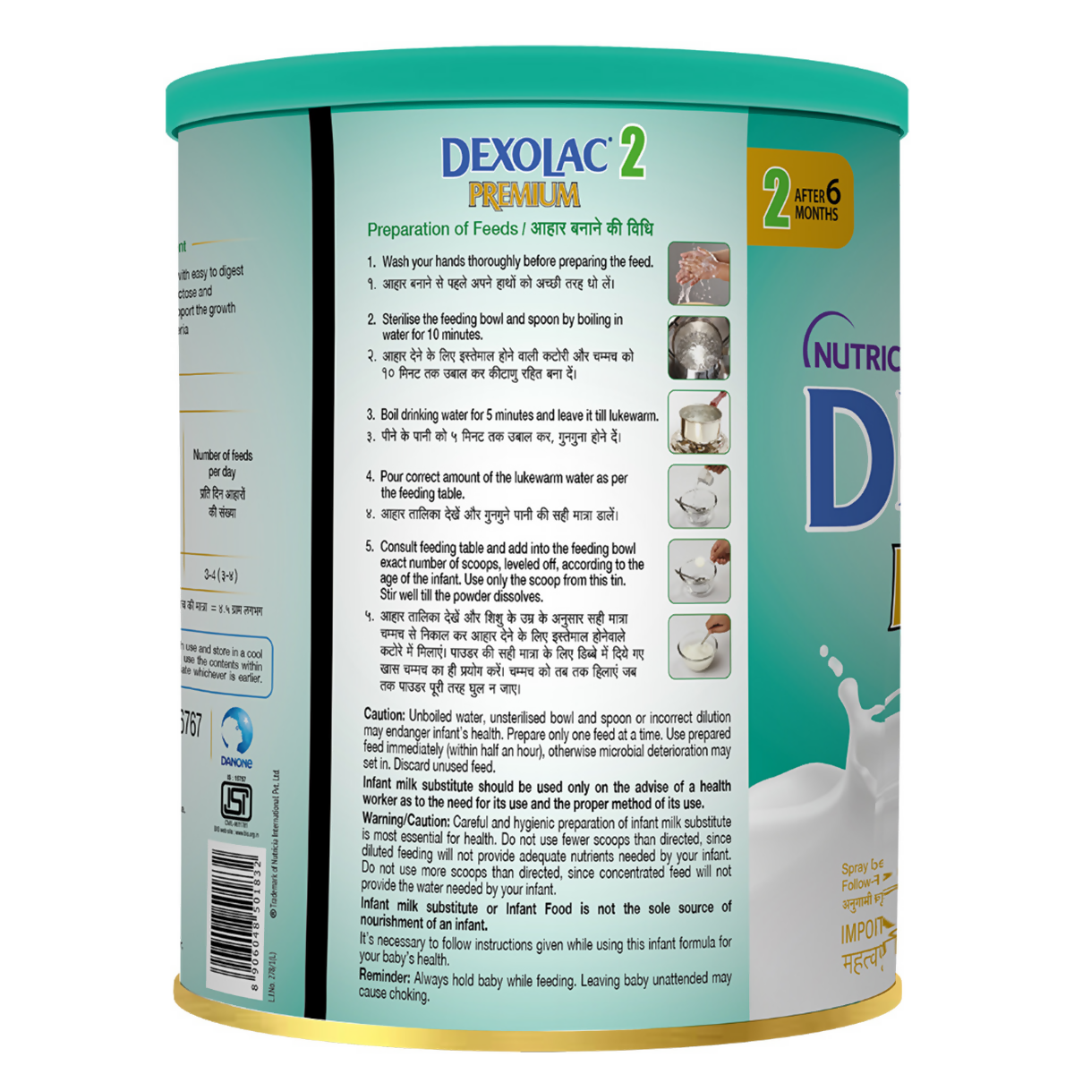 Dexolac Premium Infant Formula Powder Stage 2 (From 6-12 Months)