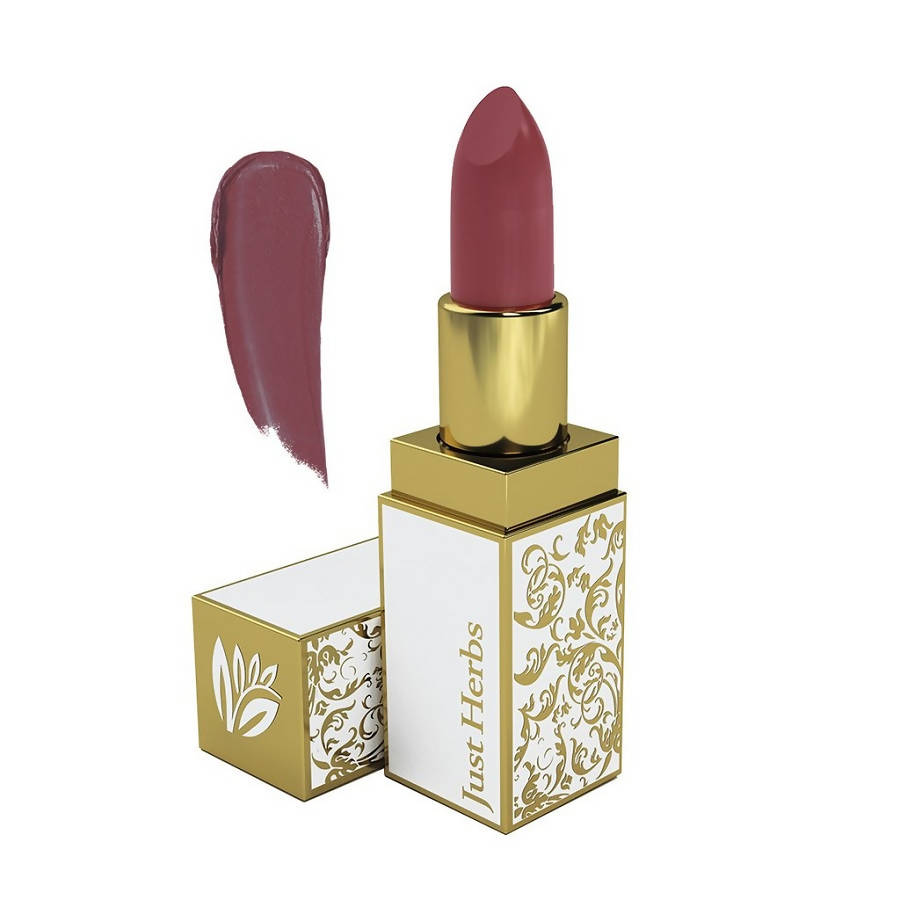 Just Herbs Herb Enriched Ayurvedic Lipstick (Tanvi_5_Deeo_Red) (4.2 Gm) - BUDNE