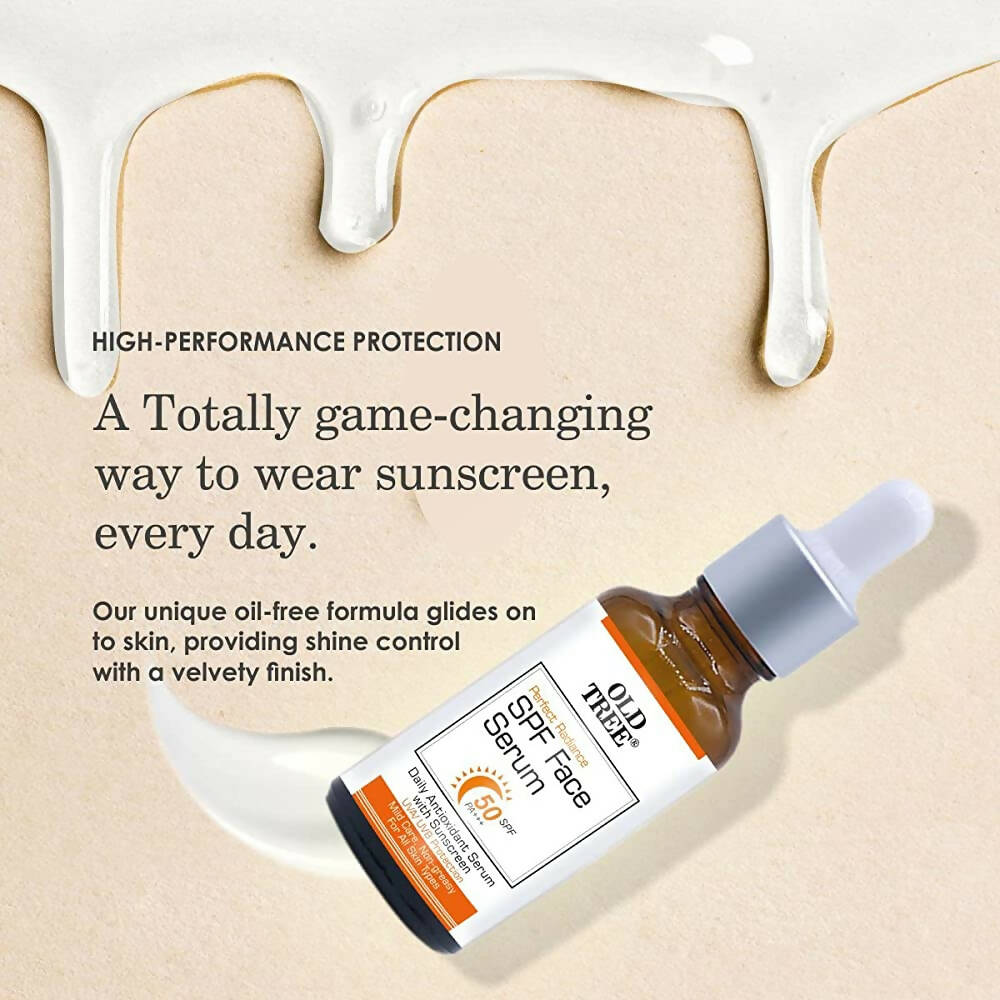 Old Tree SPF Face Serum with SPF50 for Sun Protection