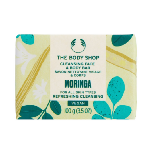 The Body Shop Moringa Cleansing Face & Body Bar - BUDEN