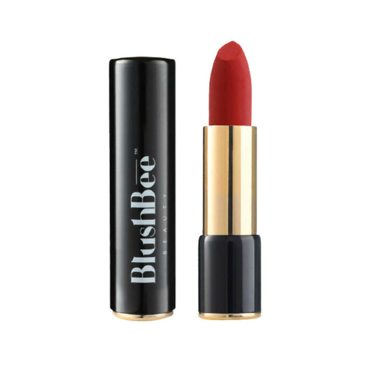 BlushBee Organic Beauty Lip Nourishing Vegan Lipstick - Party Red - BUDNE