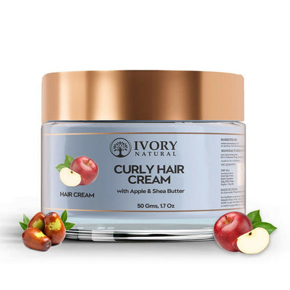 Ivory Natural Curly Hair Cream - Bouncy, Shiny, Humidity-Resistant Curls Hair