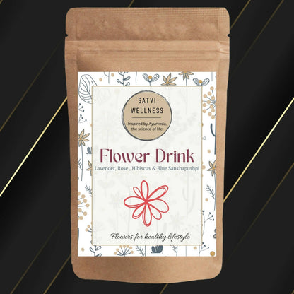 Satvi Wellness Mix Flower Drink | Mixed Flower tea