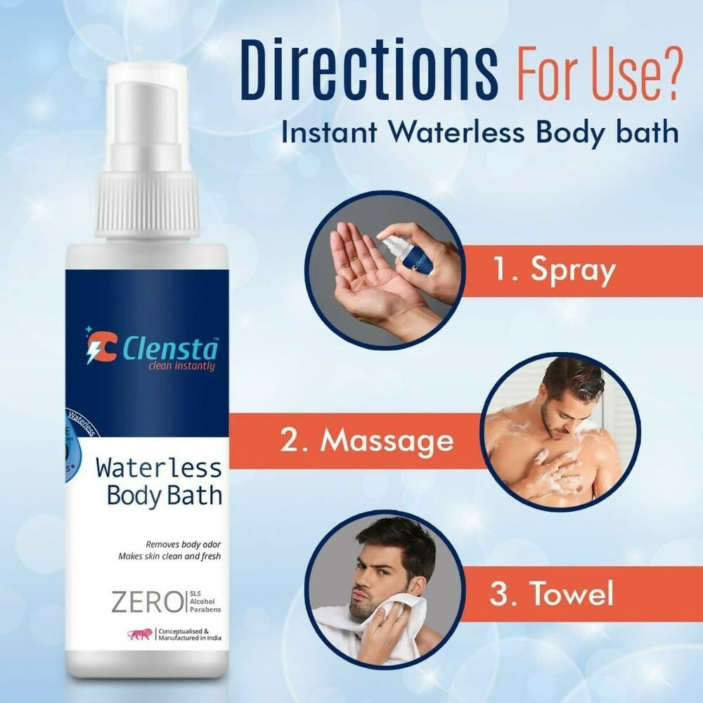 Clensta Waterless Body Bath For Men