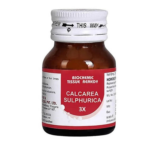 Bakson's Homeopathy Calcarea Sulphurica Biochemic Tablets