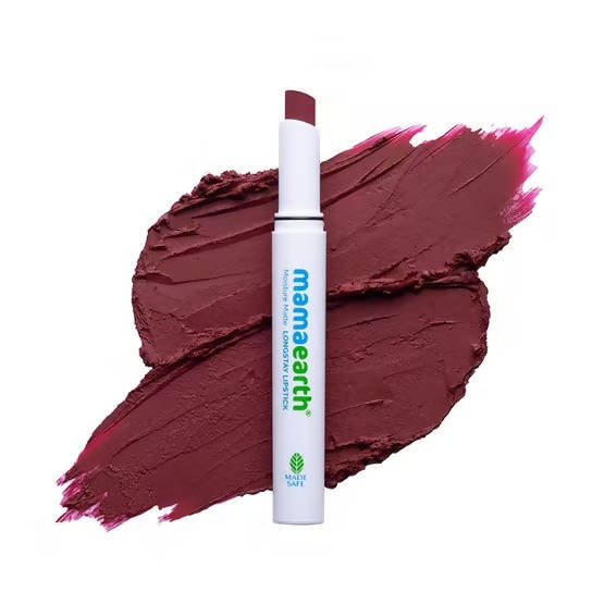 Mamaearth Moisture Matte Long Stay Lipstick-Plum Punch