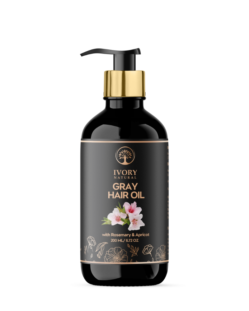 Ivory Natural Gray Oil Restore Natural Black Hair And Shine