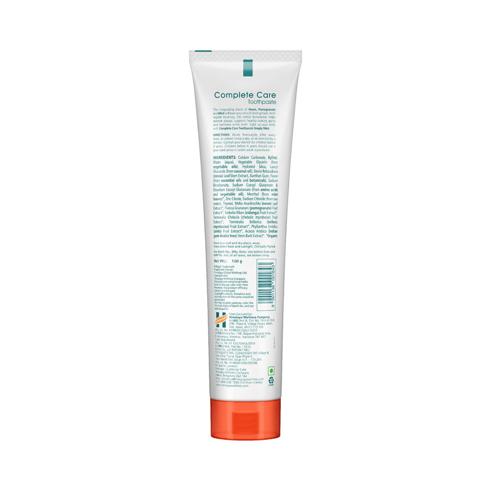 Himalaya Botanique Complete Care Toothpaste (Simply Mint)
