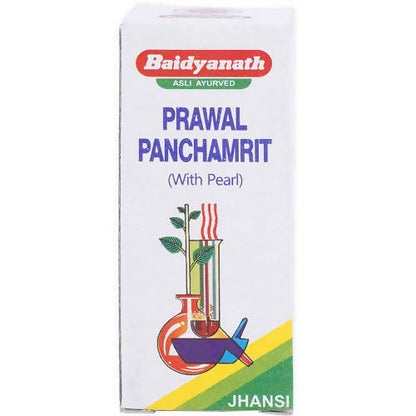 Baidyanath Jhansi Prawal Panchamrit Tablets (Moti Yukta)