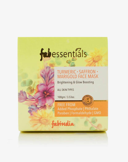 Fabessentials Turmeric Saffron Marigold Face Mask
