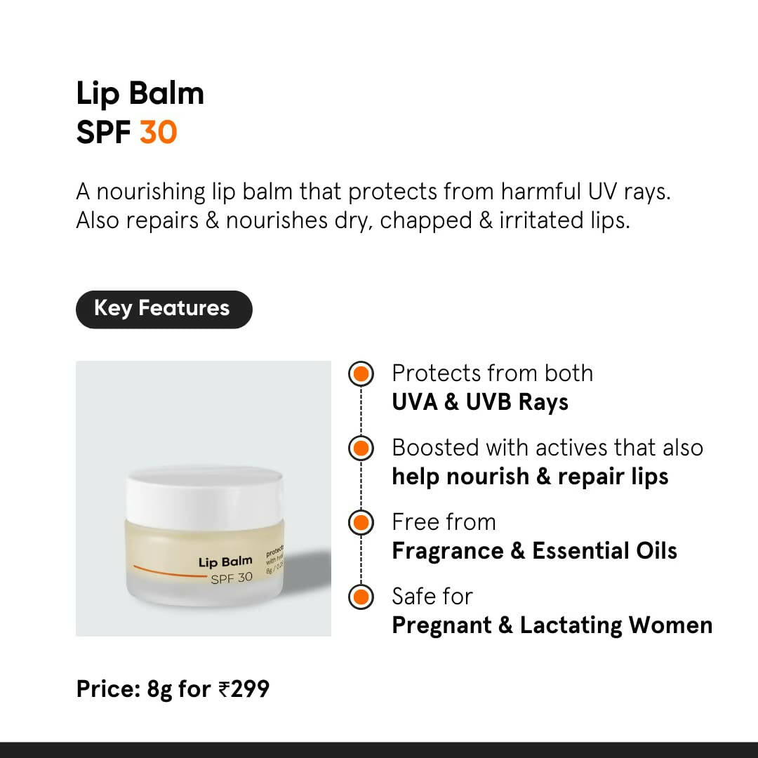 Minimalist SPF 30 Lip Balm For Protection & Nourishment