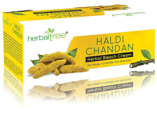 Herbal Tree Haldi Chandan Herbal Bleach Cream - BUDNE