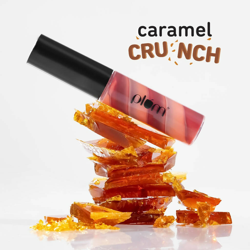 Plum Soft Swirl Lip Gloss 3 Shades In 1 & 121 Caramel Crunch